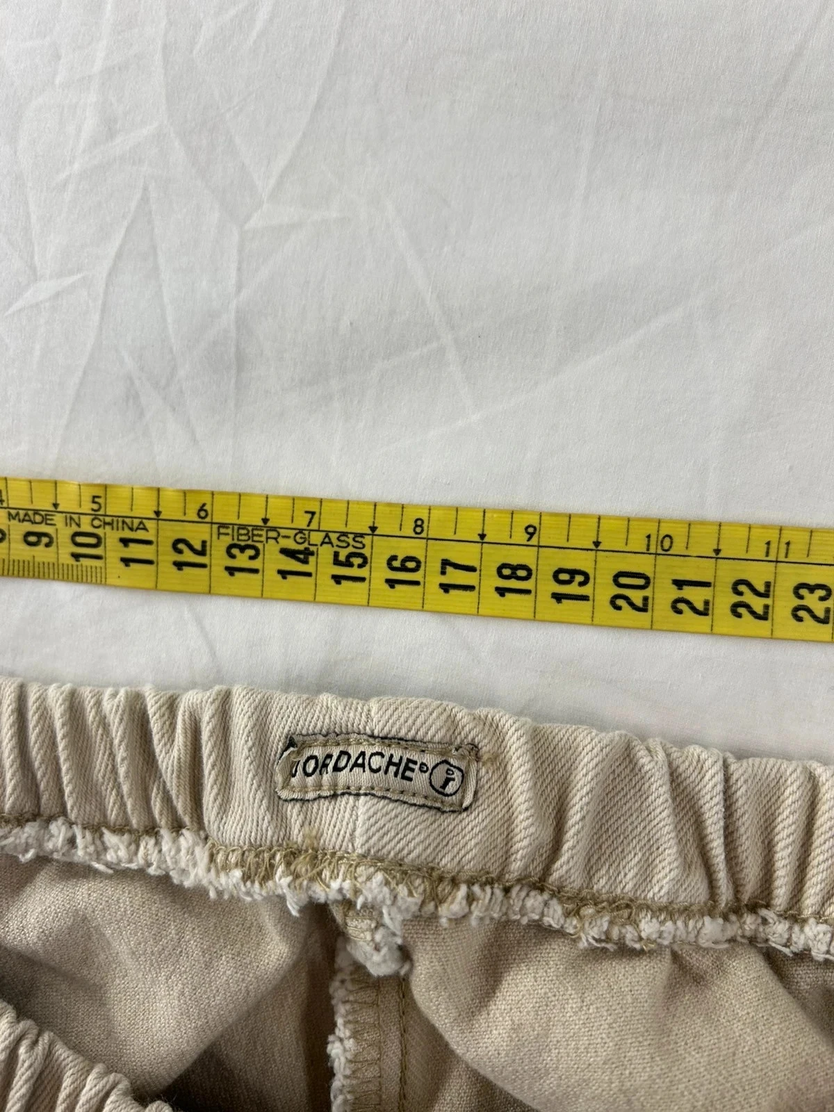 Crème beige jordache hoge taille broek – photo 6